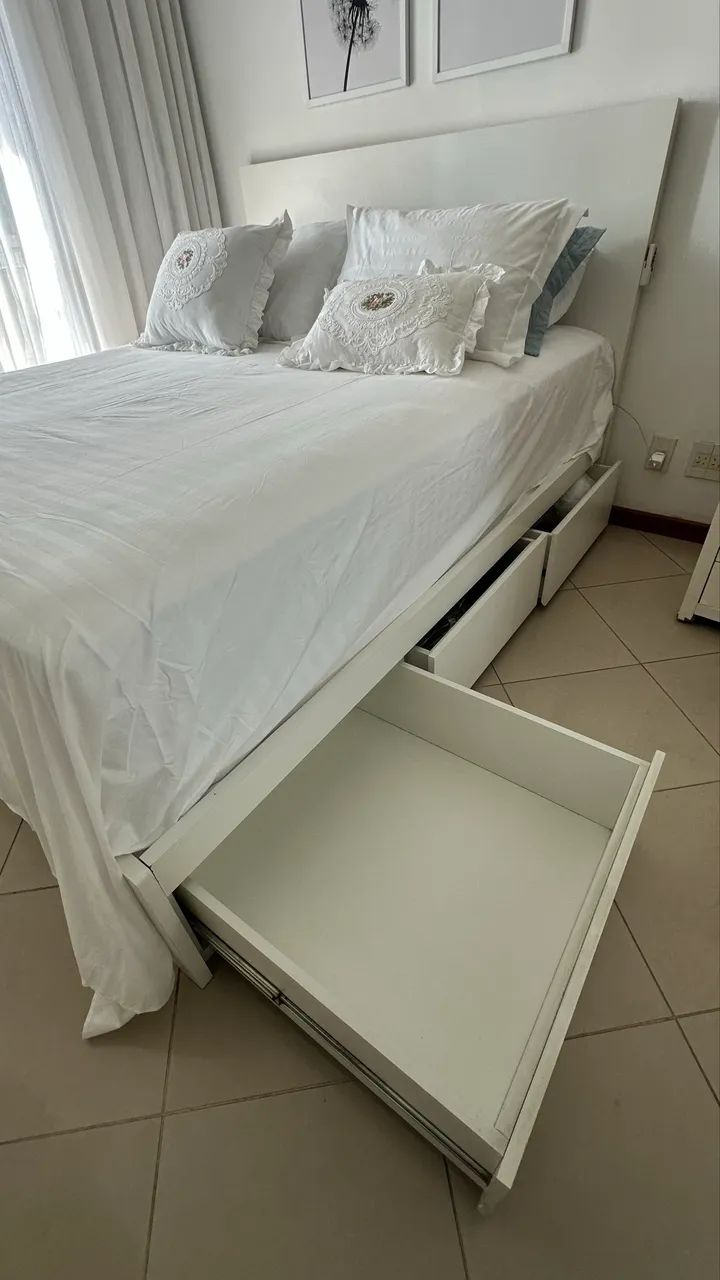 Cama planejada queen MDF