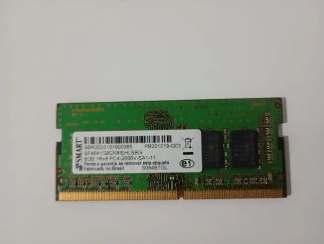 memoria ram ddr4 8gb notebook 