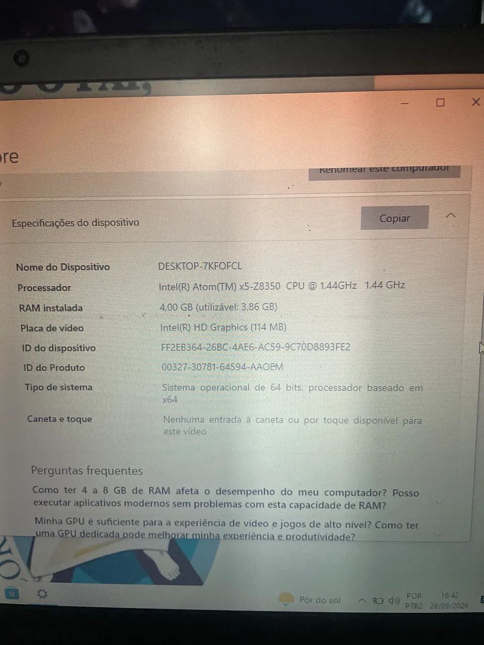 Notebook positivo  - Foto 5