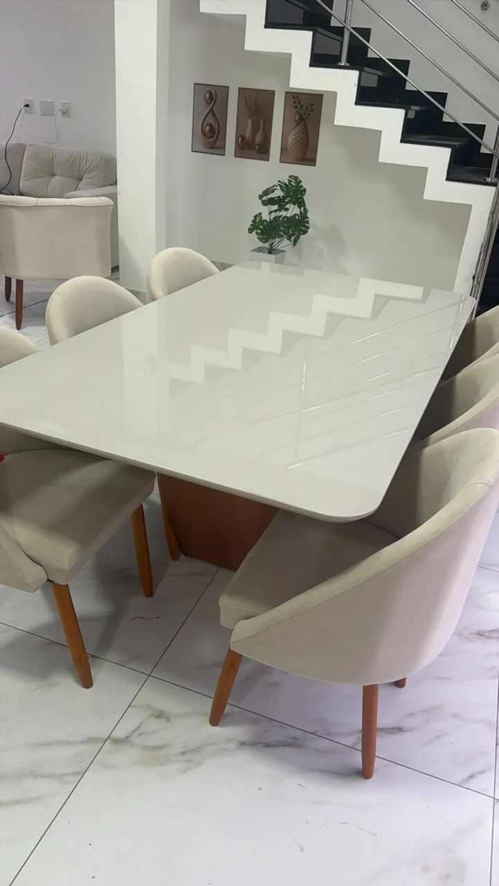 Mesa com 6 cadeiras  - Foto 2