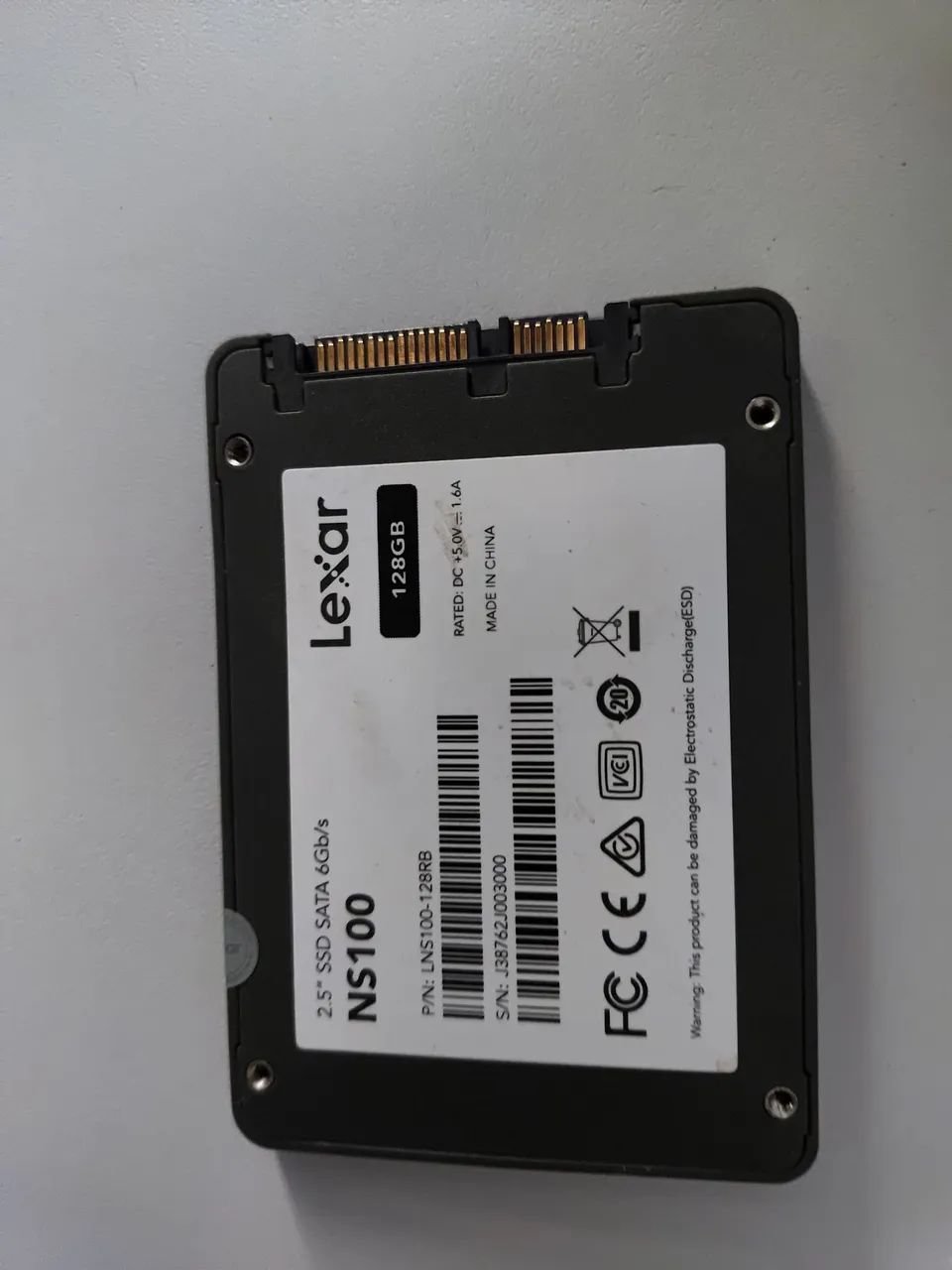 Ssd lexar 128GB NS100 6gb/s
