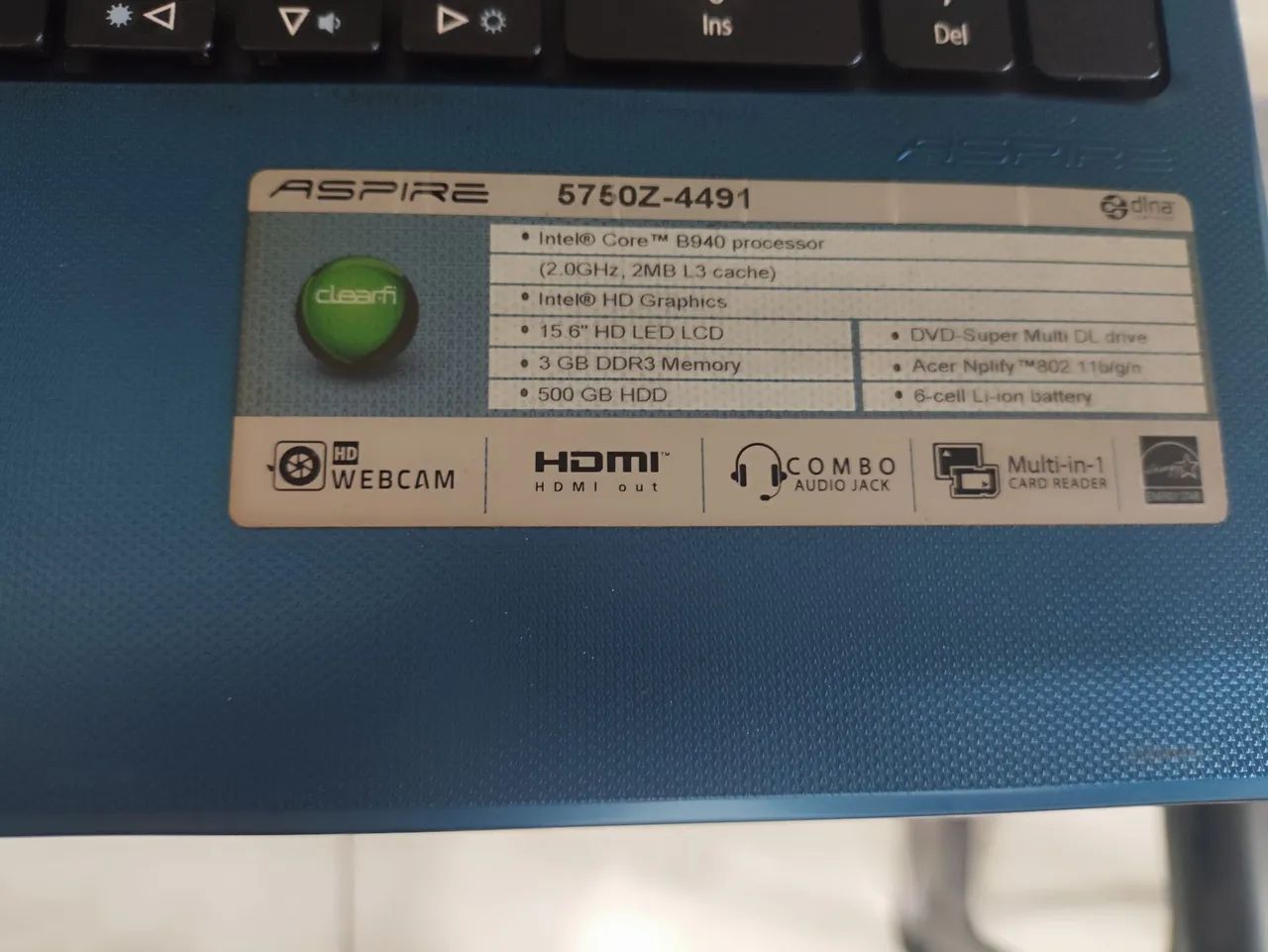 Notebook Acer Aspire 5750z - Foto 4