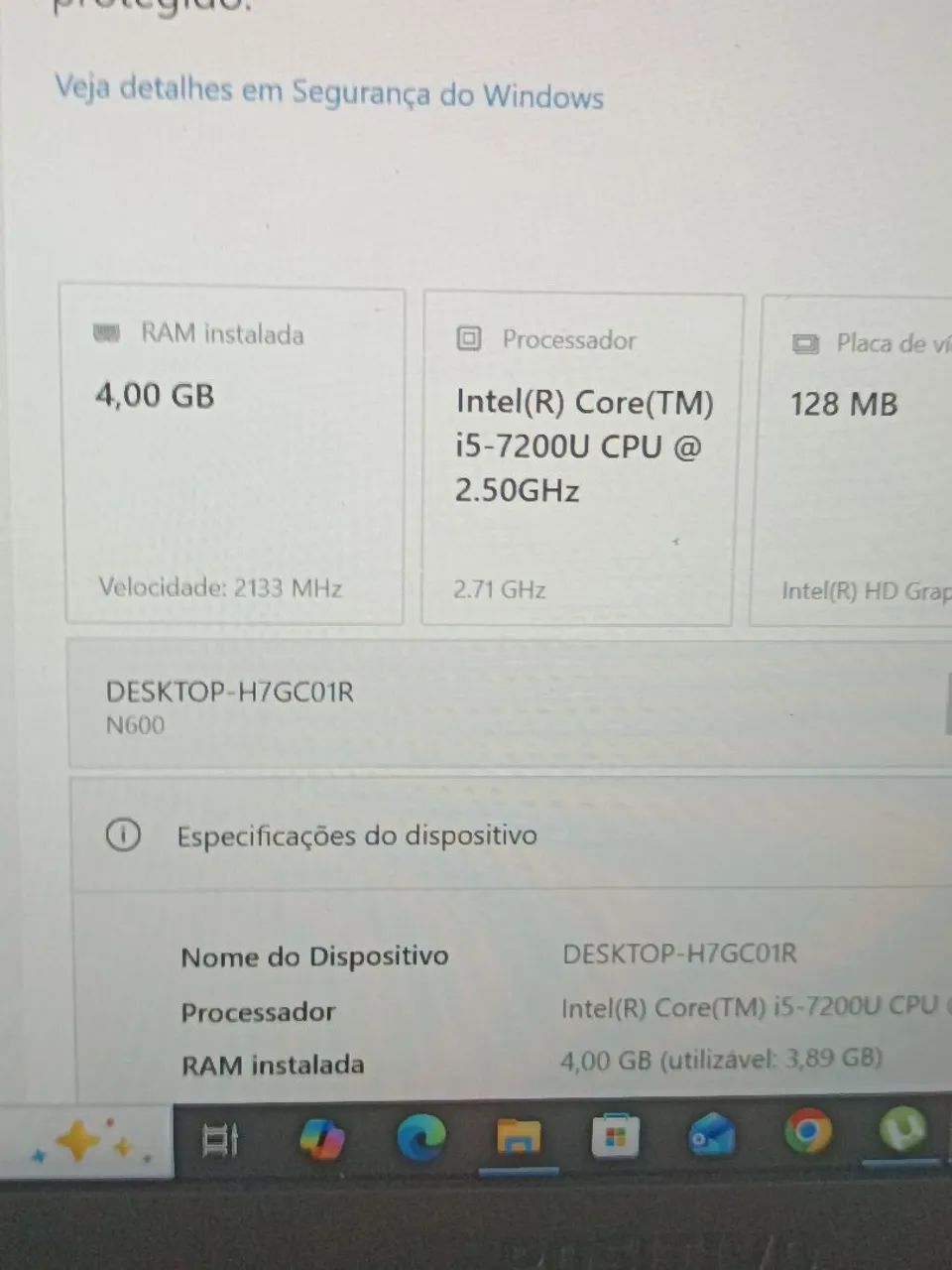 Notebook processador core i 5 sétima  - Foto 5
