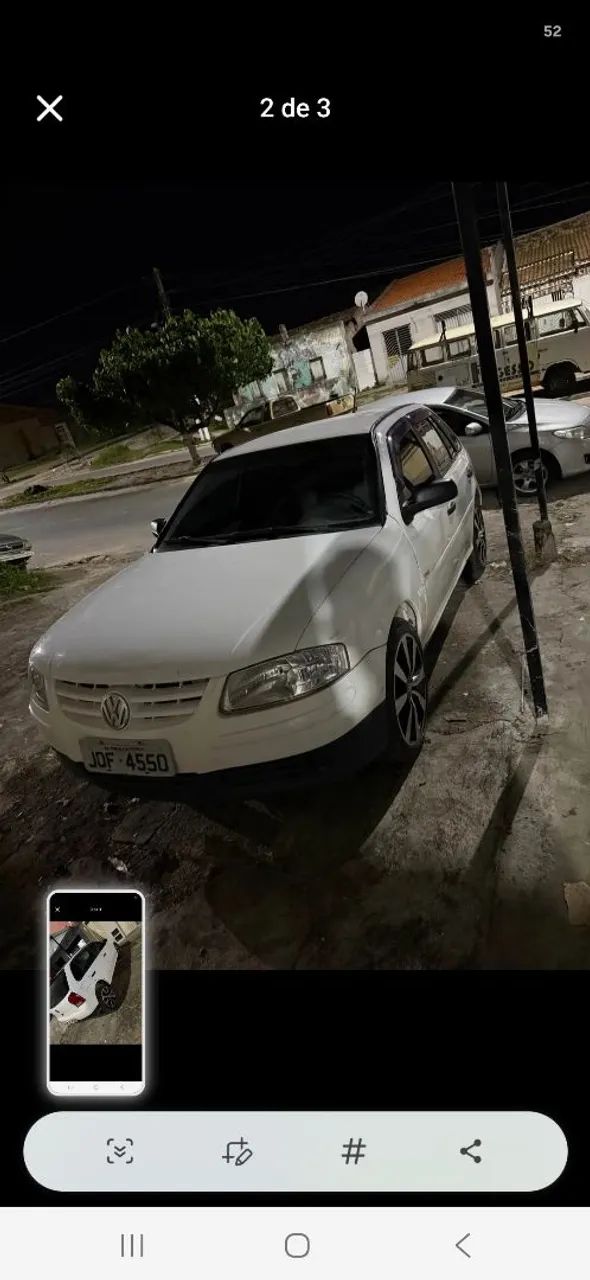 Volkswagen Gol Geração III Plus 1.0 MI 16V Gasolina Mec. 2P 2001