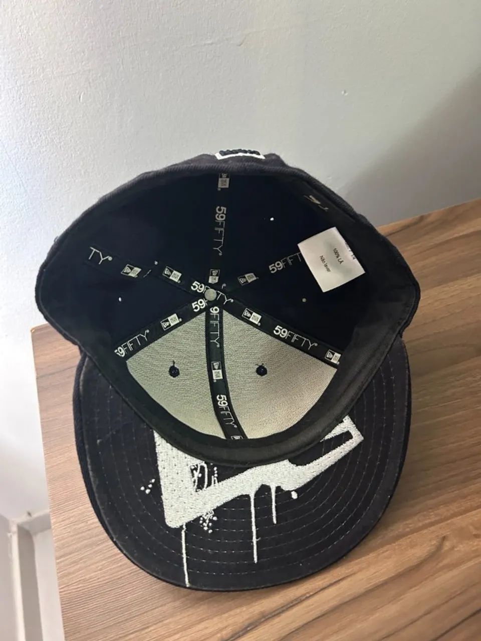 Vendo Boné New Era Original 59FIFTY Preto usado - Foto 3