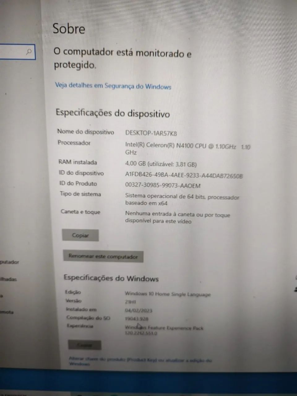 ALL in one LG 4 GB ram 500GB tela 24 polegadas com wi-fi  HDMI - Foto 3