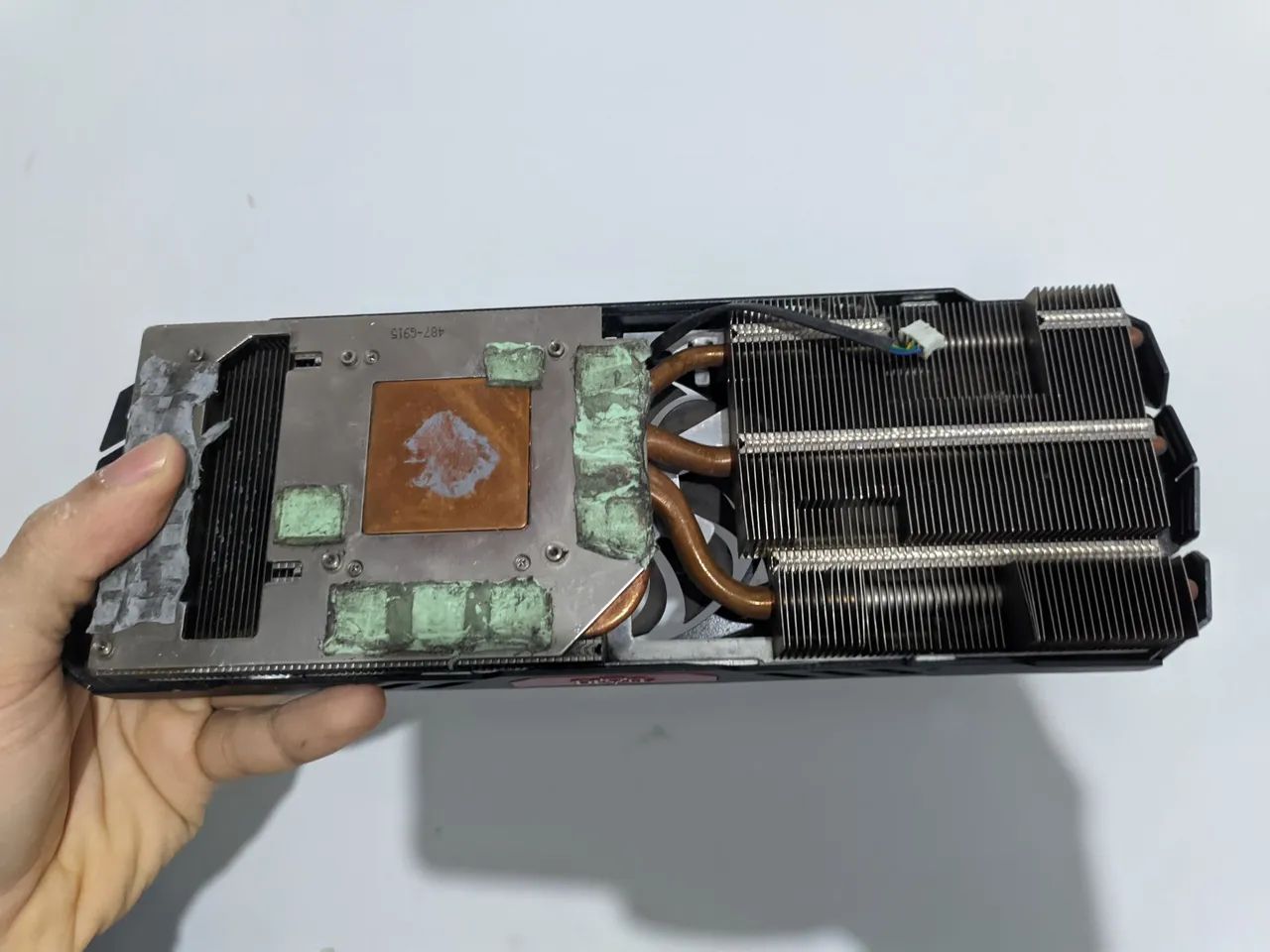 Carcaça placa de vídeo RX 570 RED DEVIL TRIPLE FAN  - Foto 2