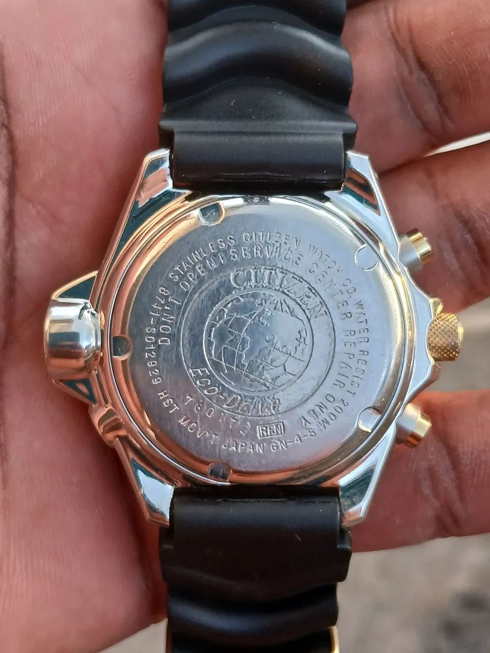 Citizen aqualand bj2004 ecodrive série ouro raridade  - Foto 4
