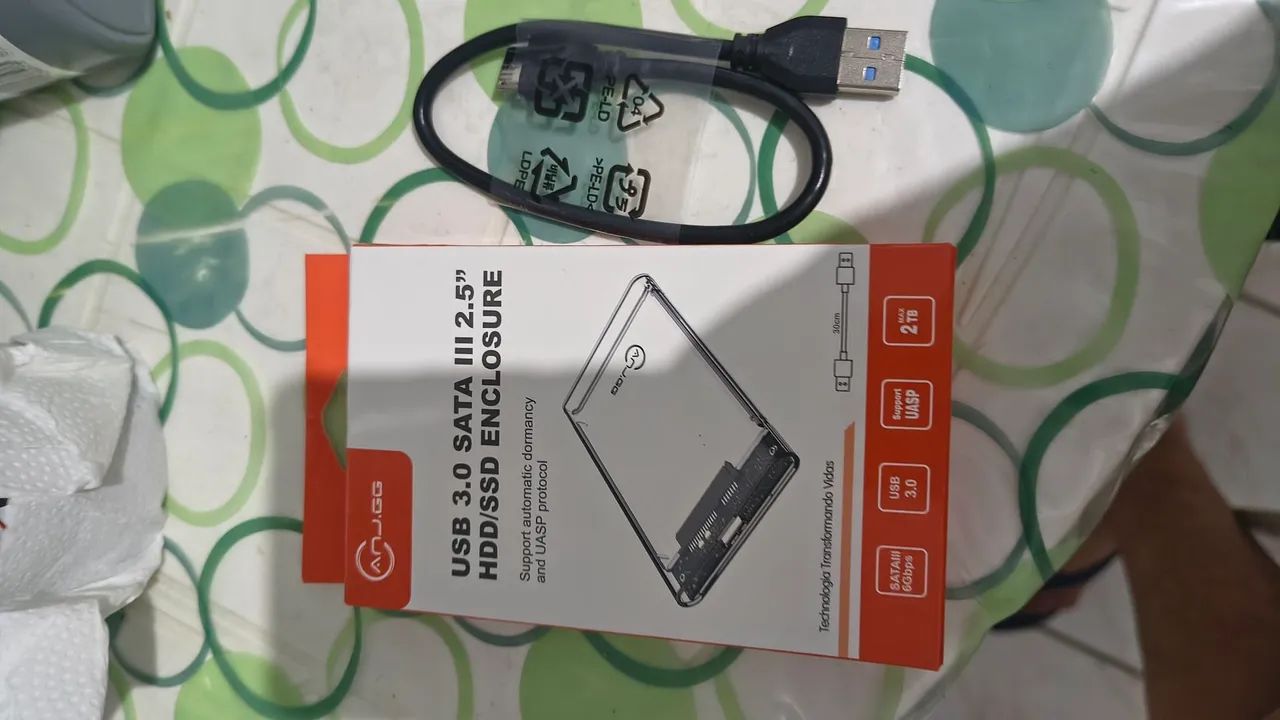 Vendo HD externo novo (1 terabyte) - Foto 2
