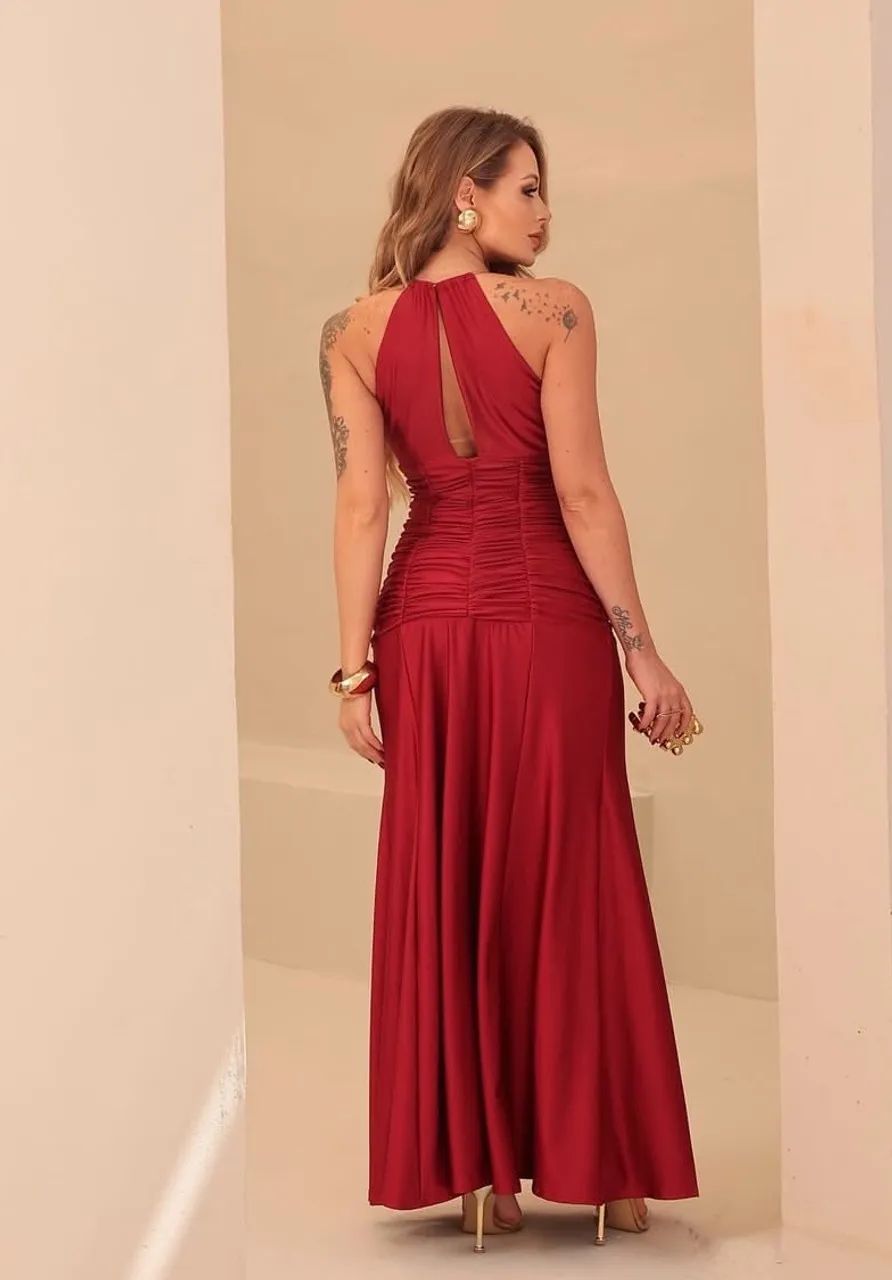 Vestido festa vermelho  - Foto 2