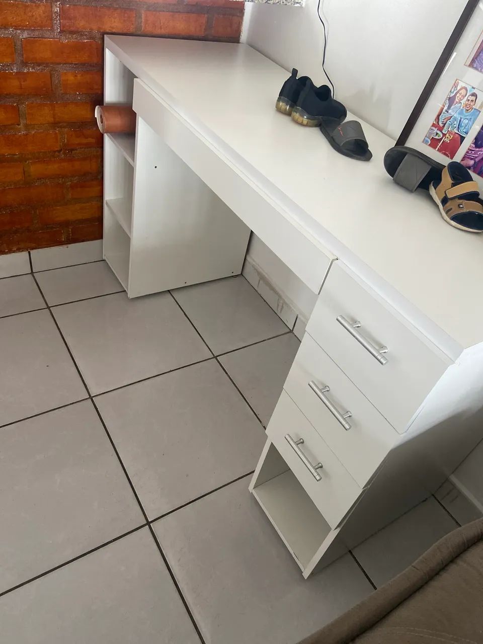 Vendo mesa de escritório de MDF - Foto 2