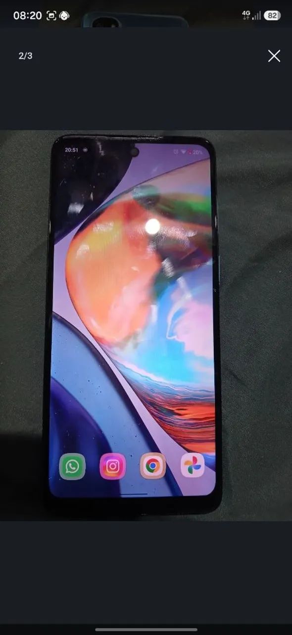 Vendo moto G22 128GB e 4gb ram perfeito estado  - Foto 2