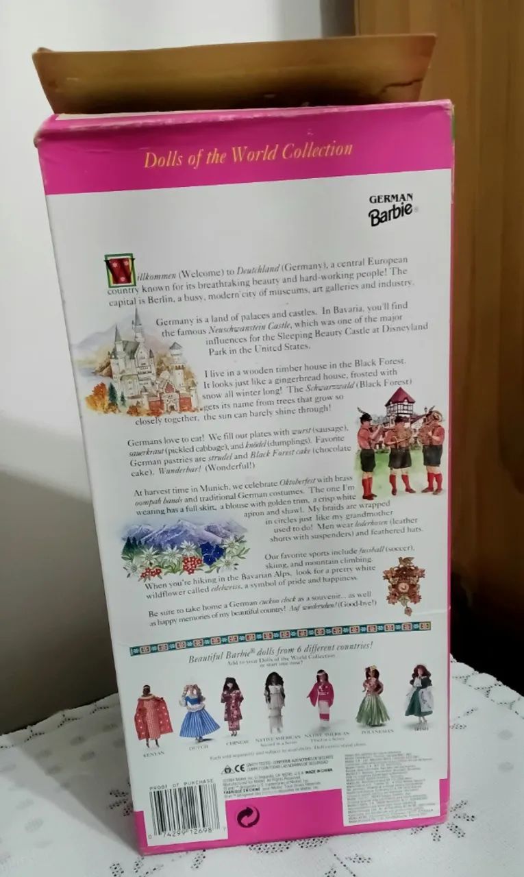 Caixa vazia da Barbie Dolls of the World - Germany - Alemanha (antiga)  - Foto 2
