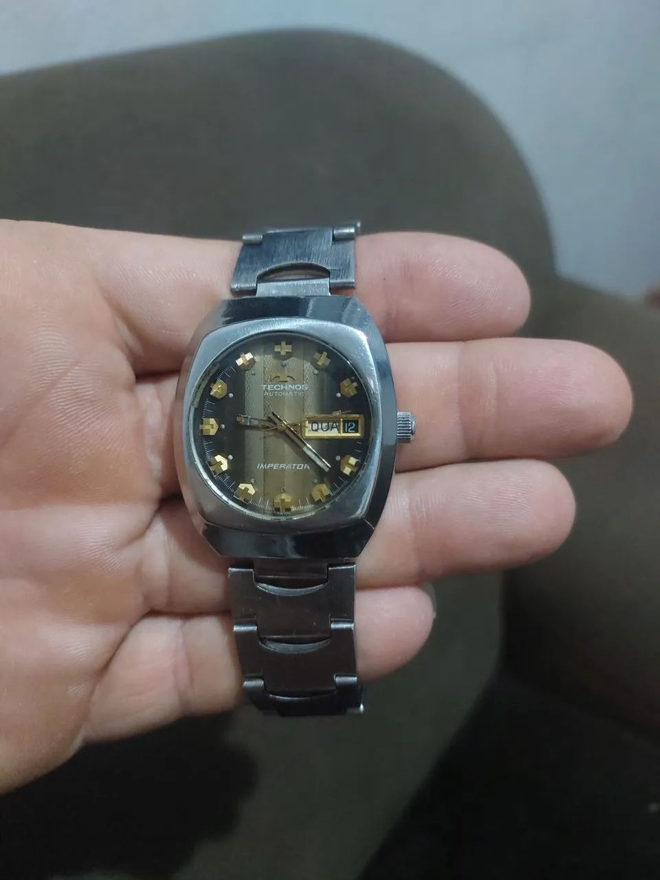 Technos Suíço Automático, MAQUINÁRIO BASE ETA Em Perfeito Funcionamento 