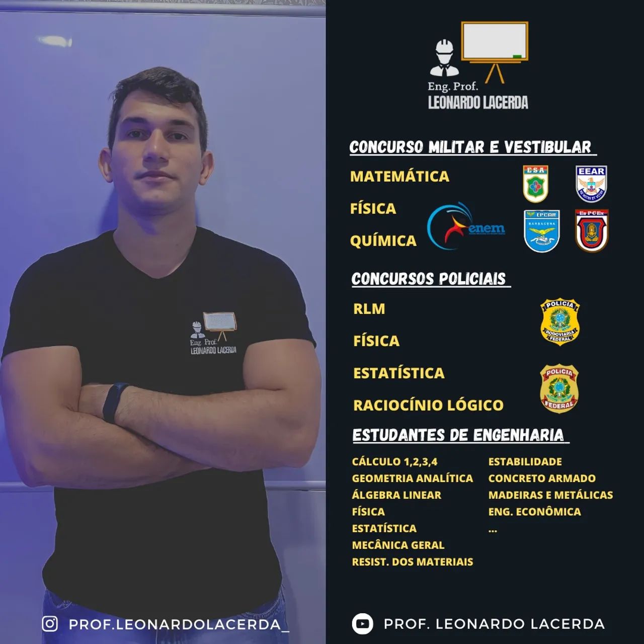 Professor particular de exatas 