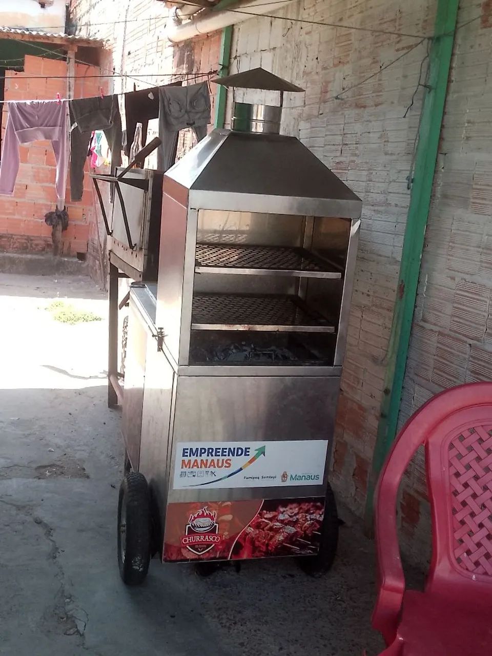 Carro de churrasco 