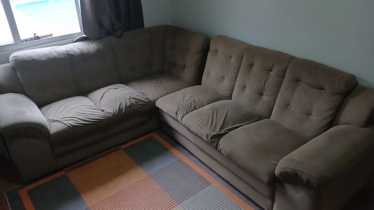 Sofá com 6 lugares