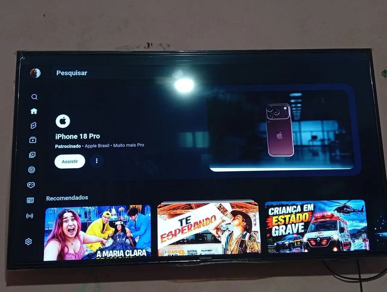 Vendo tv smart Samsung 43 polegadas 