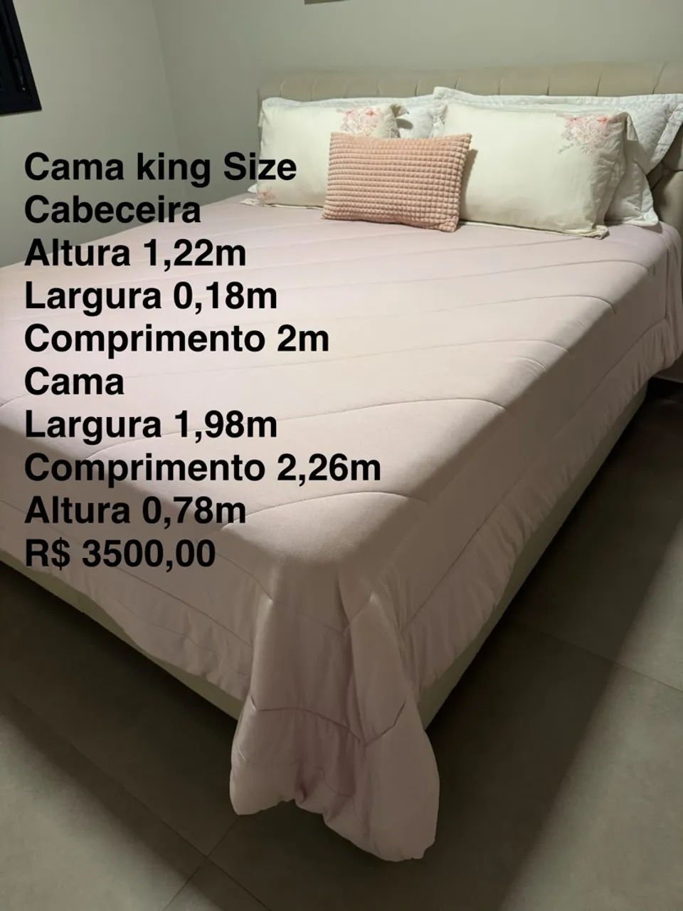 Cama King Size Nova