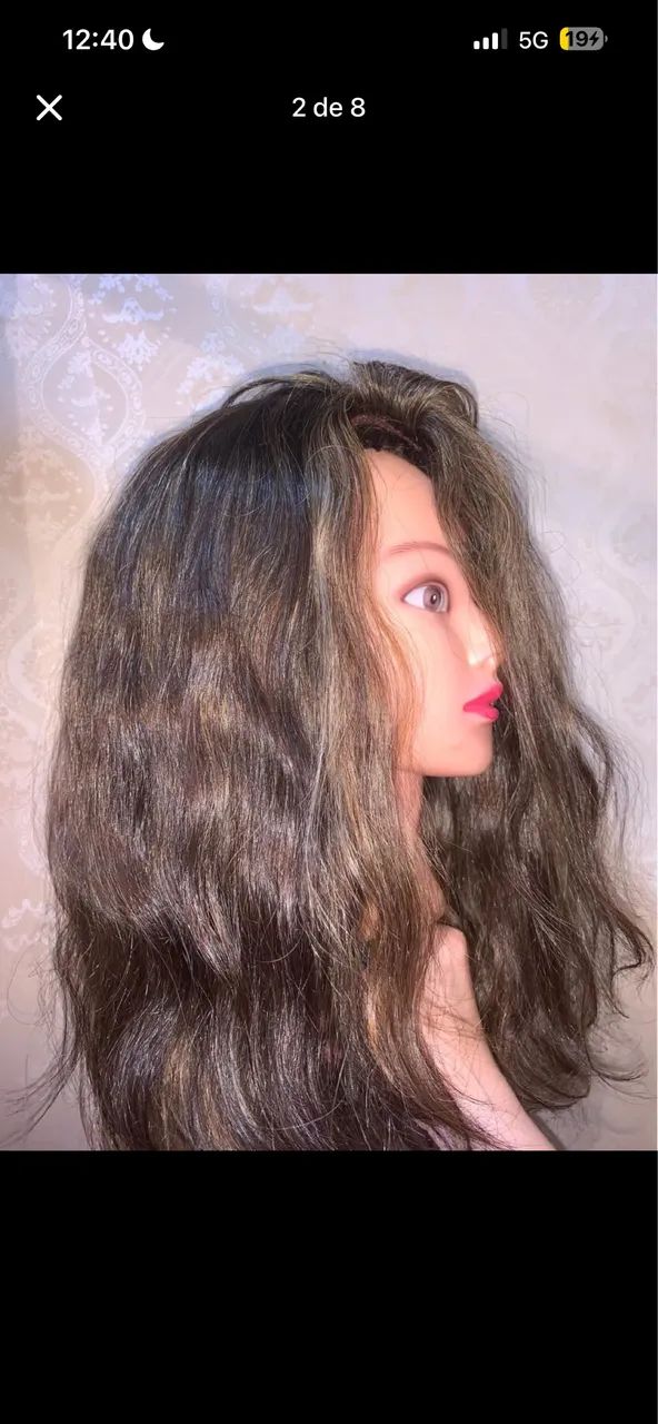 Wige cabelo humano 