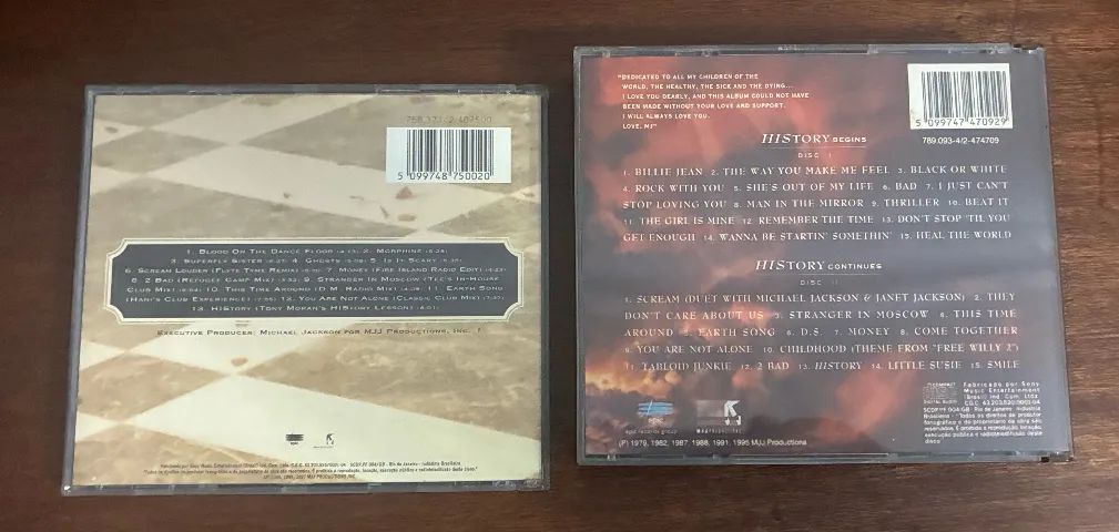 2 Cds - Michael Jackson - History + Blood On The Dance Floor - Foto 2
