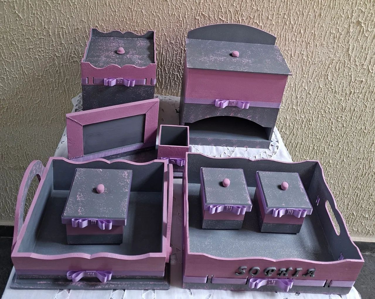 Cxs em mdf decoradas