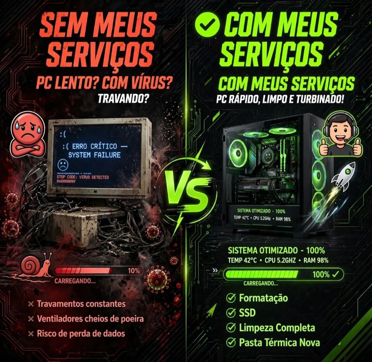Técnico de informática a domicílio Sorocaba - Foto 2