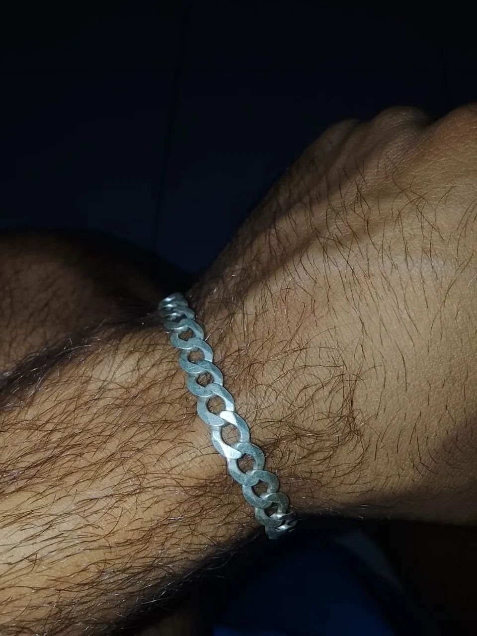 Pulseira de prata 7mm - Foto 2