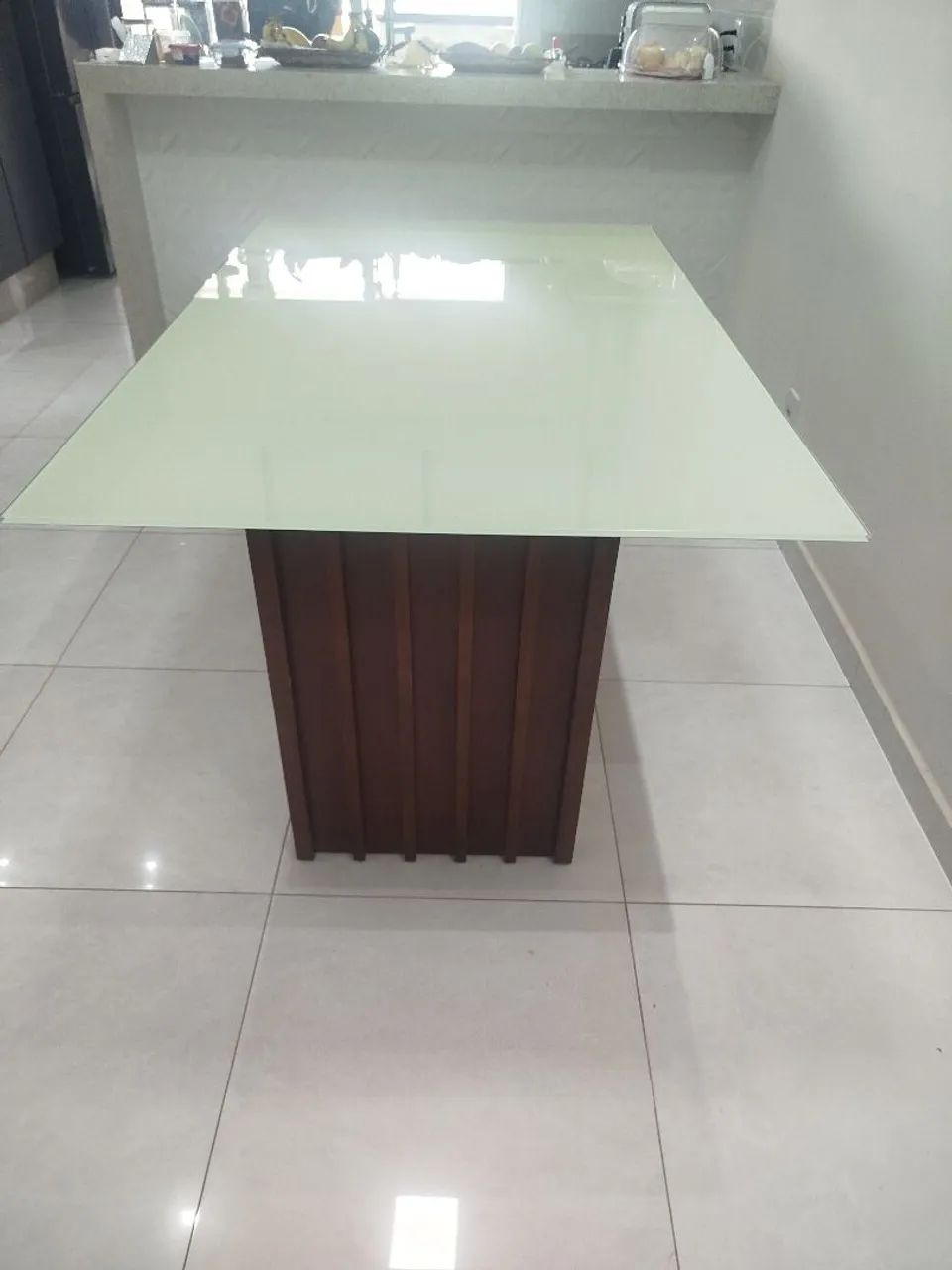 Mesa com tampo de vidro  - Foto 4