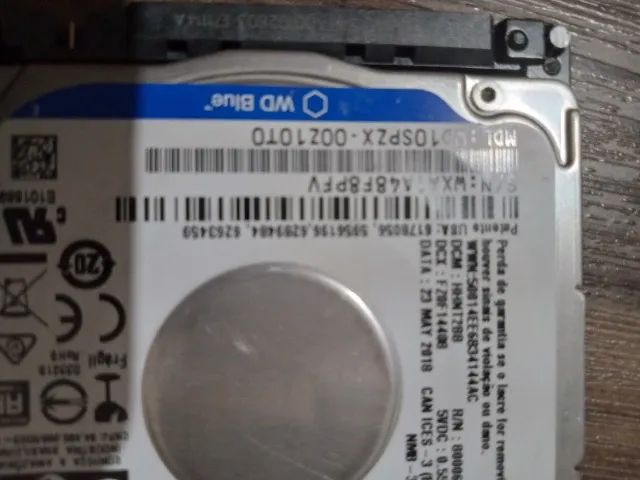 HD de Notebook  1 Tera WD BLue - Foto 3
