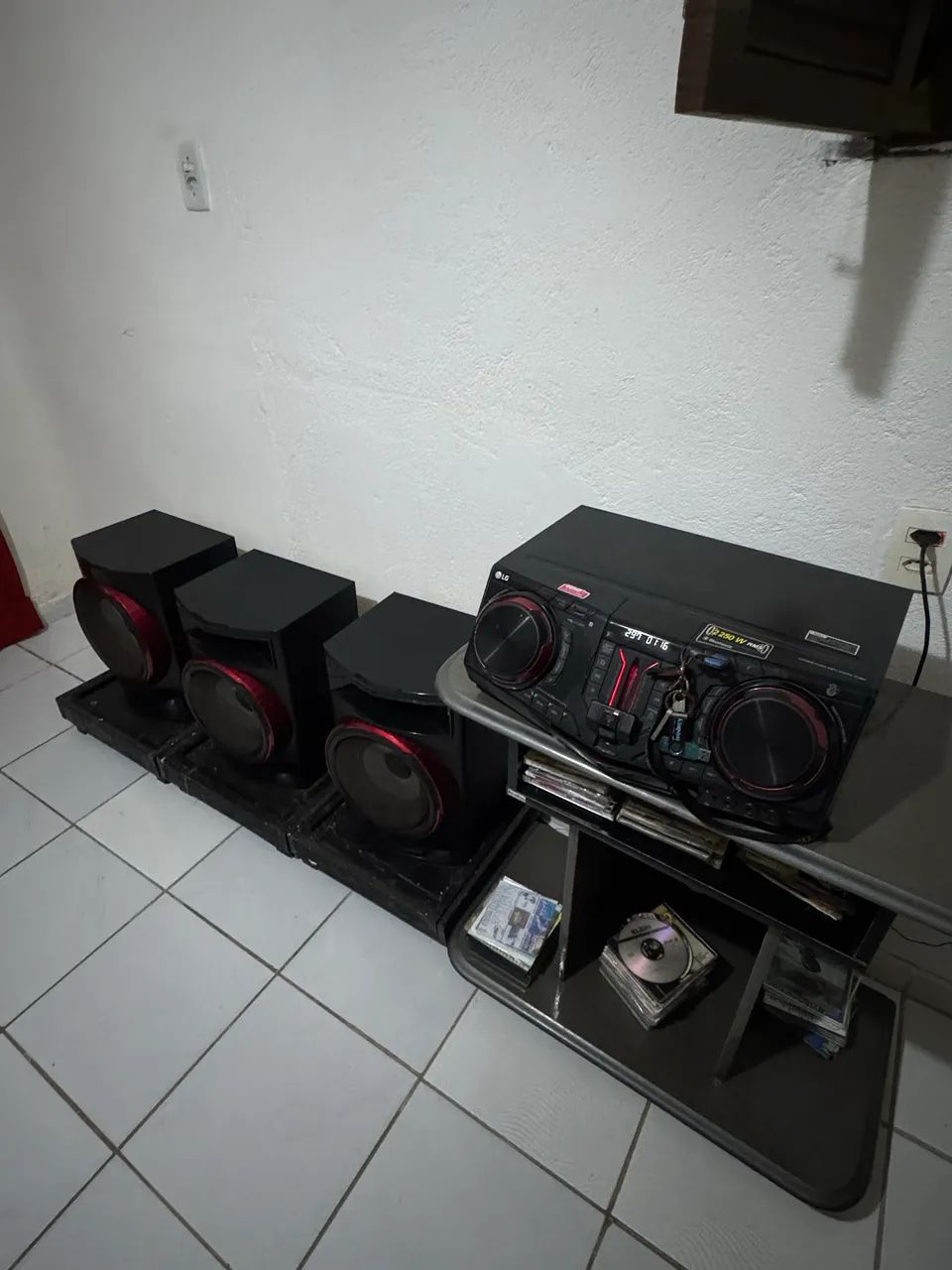LG XBOOM CJ88 2250W RMS - 3 Caixas + Módulo - Foto 4