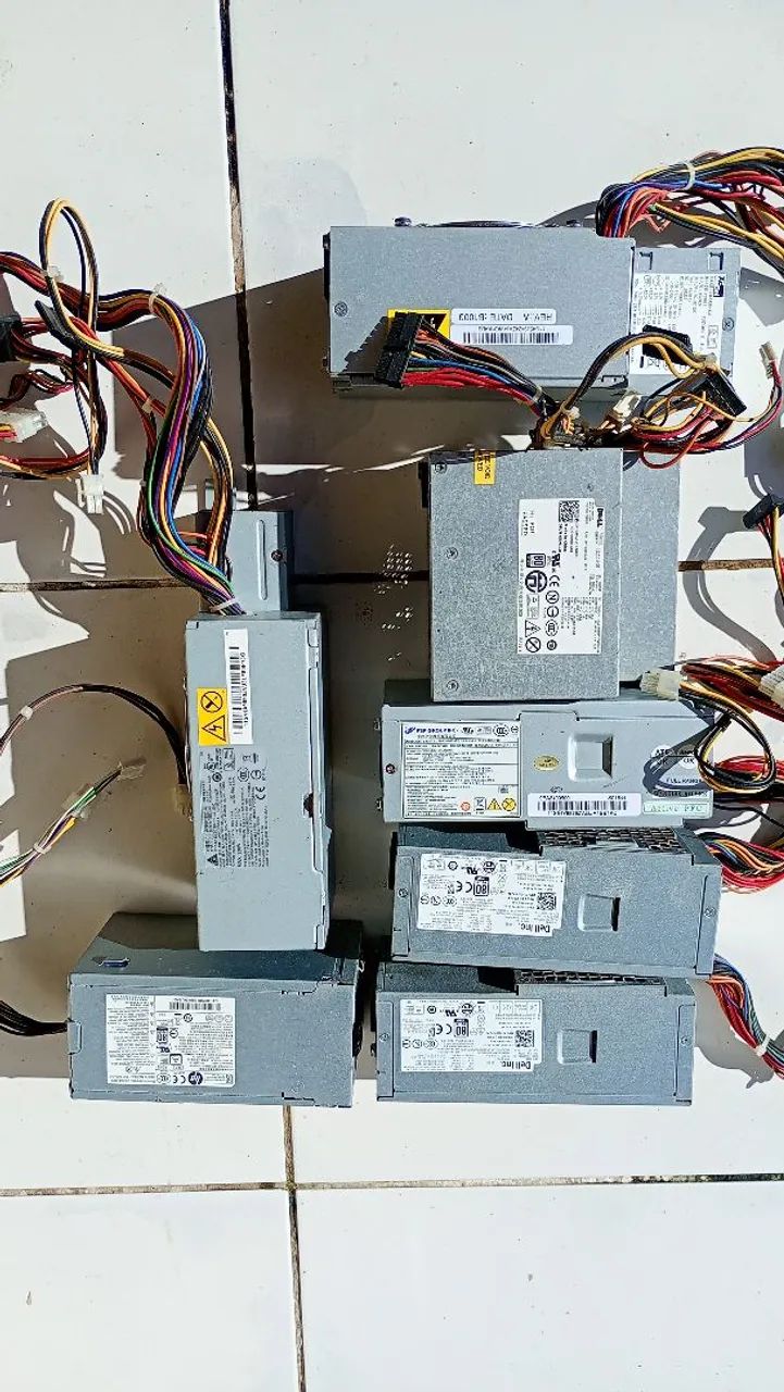 Lote de fontes originais, Dell, HP e Lenovo