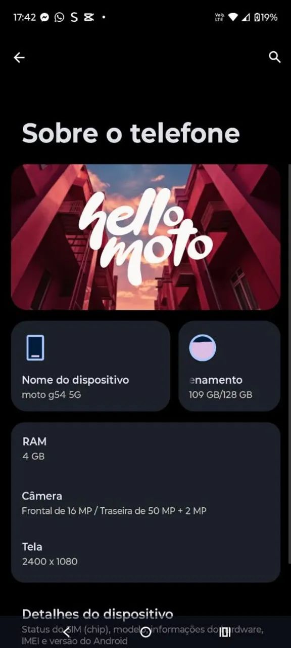 Vendo motog54 5G 128 gb - Foto 3