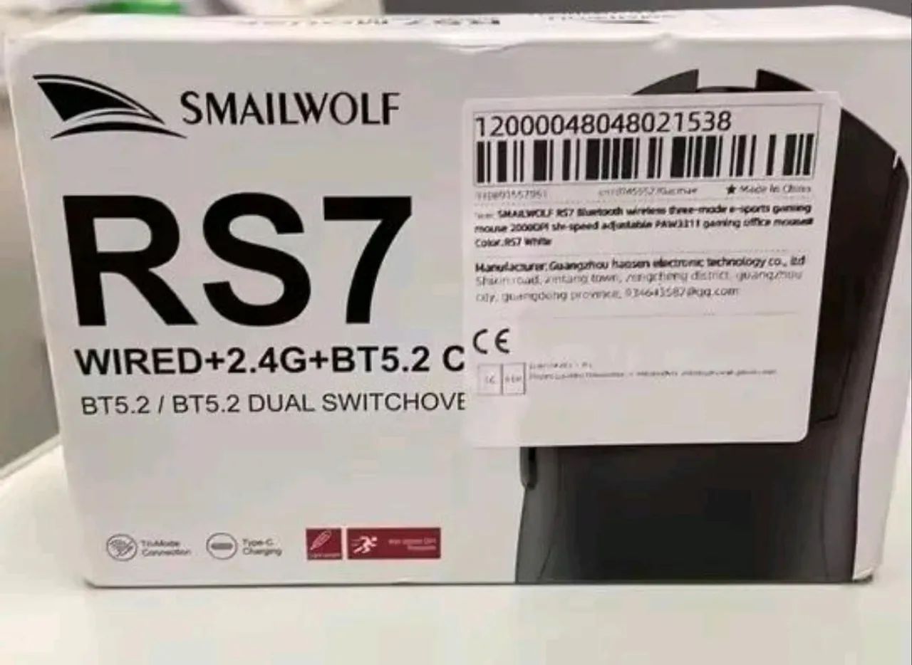 Mouse Gamer Smailwolf RS7 Lacrado Sem Fio Tri Mode - Foto 2