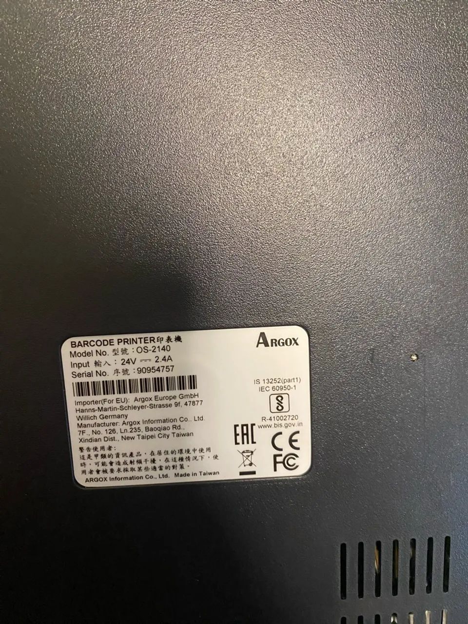 Impressora de Etiquetas Argox OS-2140 - Excelente Estado - Foto 5