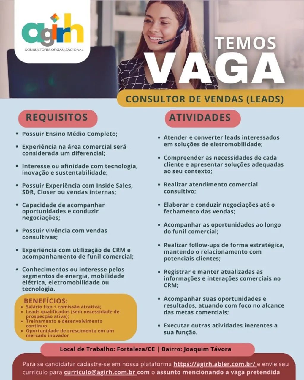 CONSULTOR DE VENDAS (LEADS)