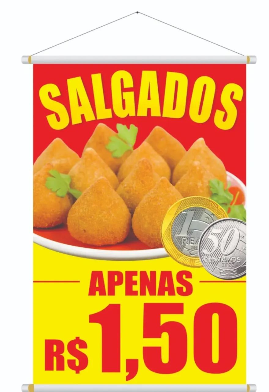 Banner Salgados  - Foto 2