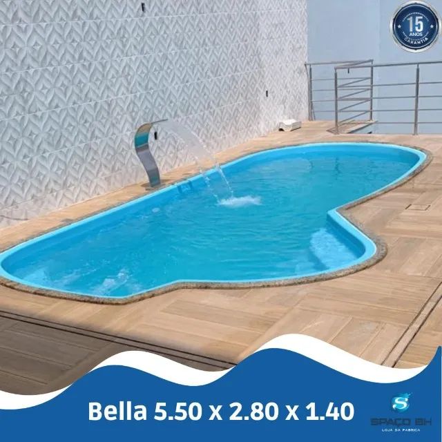 Piscina de fibra 