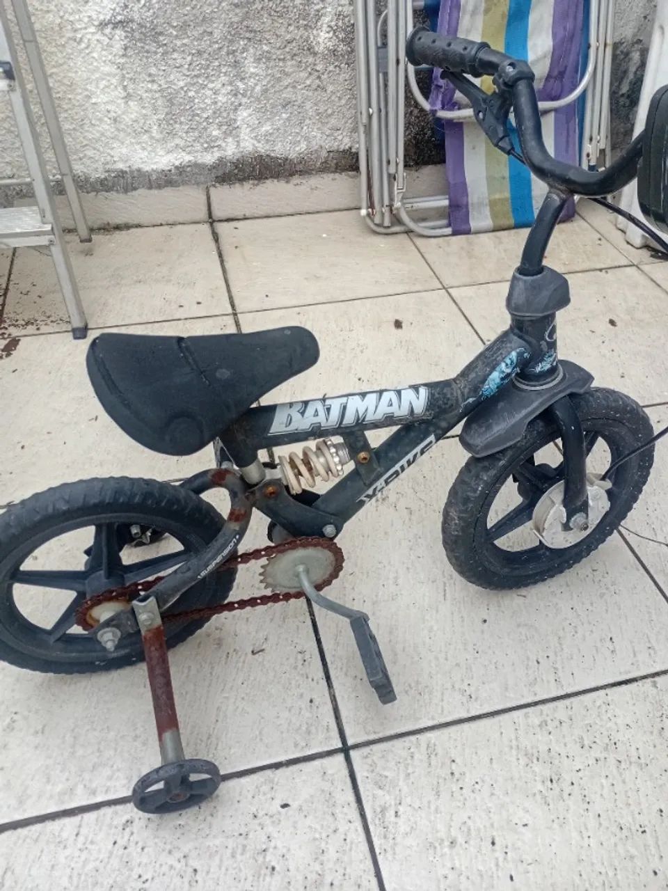 bicicleta  infantil usada  Batman - Foto 2