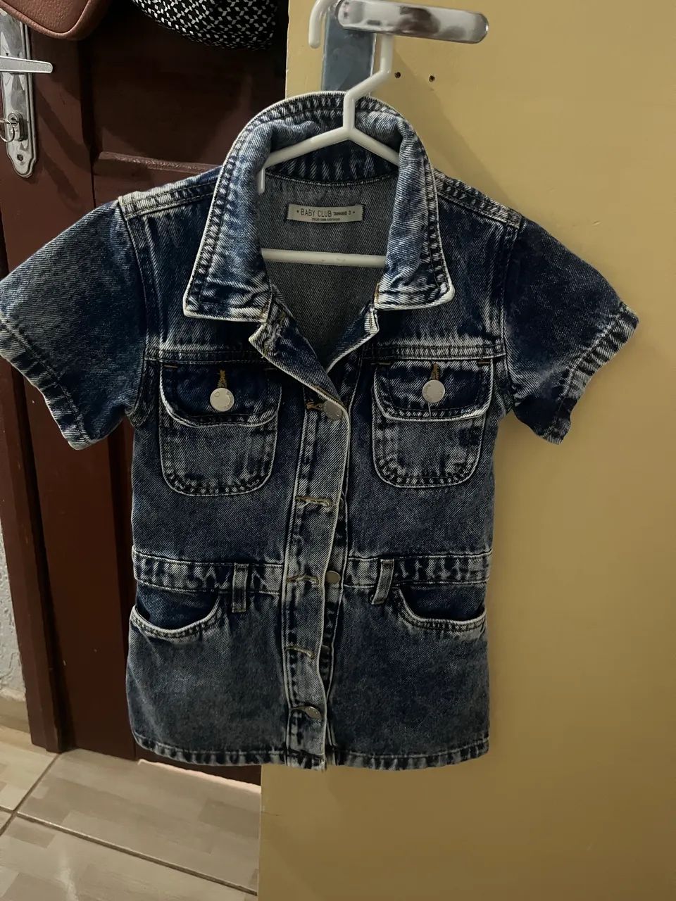 Vestido infantil jeans  - Foto 2