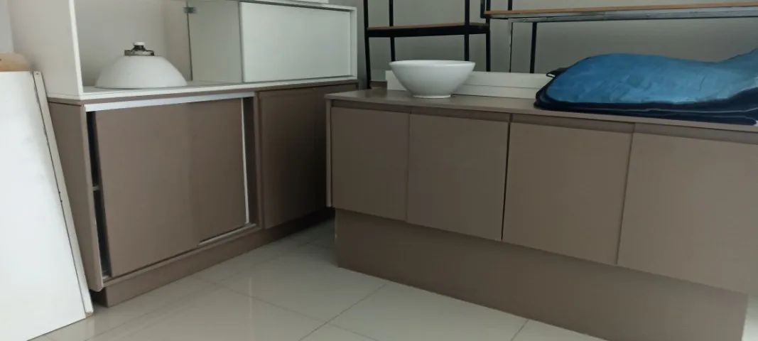 Balcão multiuso com pia e torneira - MDF - Foto 2