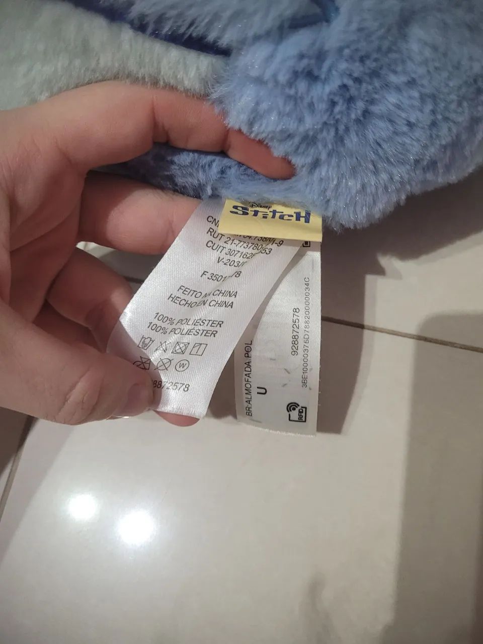 almofada stitch original disney com cober kawaiitor interno - Foto 2