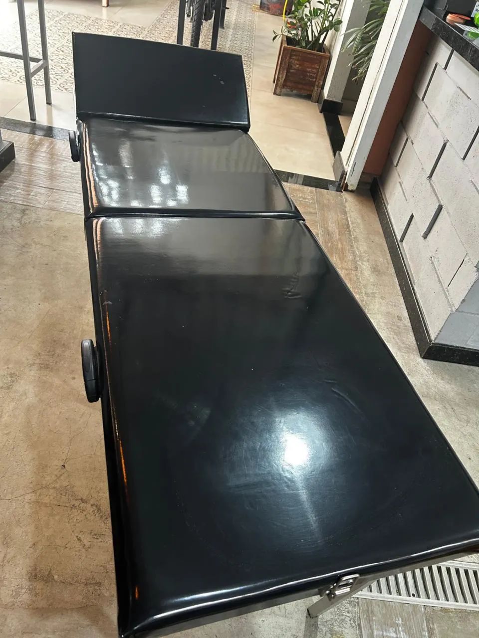 Maca dobrável com rodinhas  - Foto 2