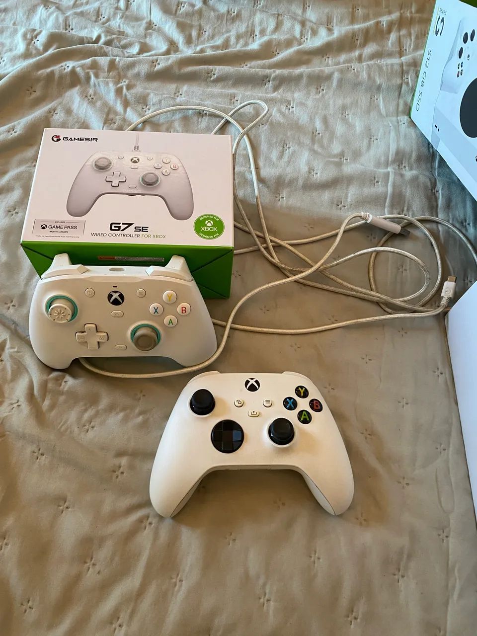 Xbox Series S 512GB Branco - Completo, com 2 Controles e Revisão Recente - Foto 2