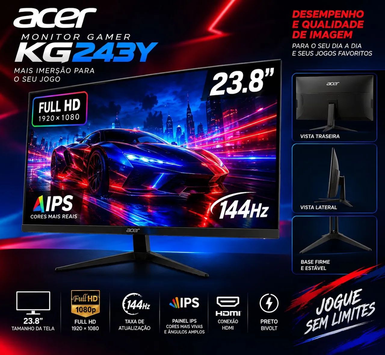 Acer KG243Y144Hz 