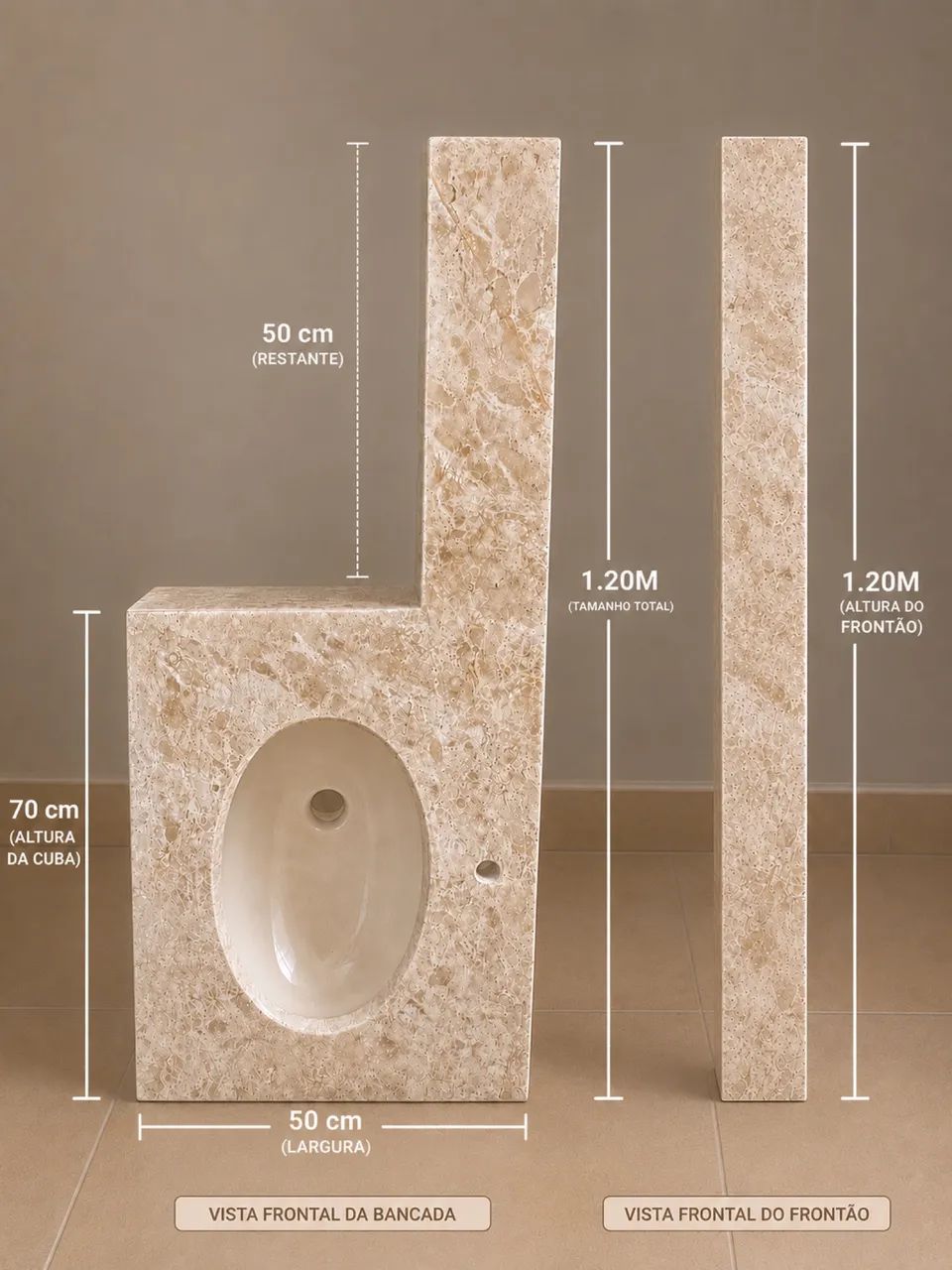 BANCADA DE MÁRMORE COM O CUBO!! - Foto 2