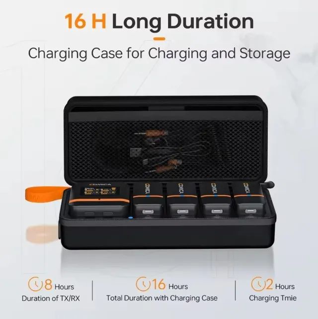 Microfone Sem Fio Vimo Q - 04 Mic para Smartphone e Câmeras  - Foto 4