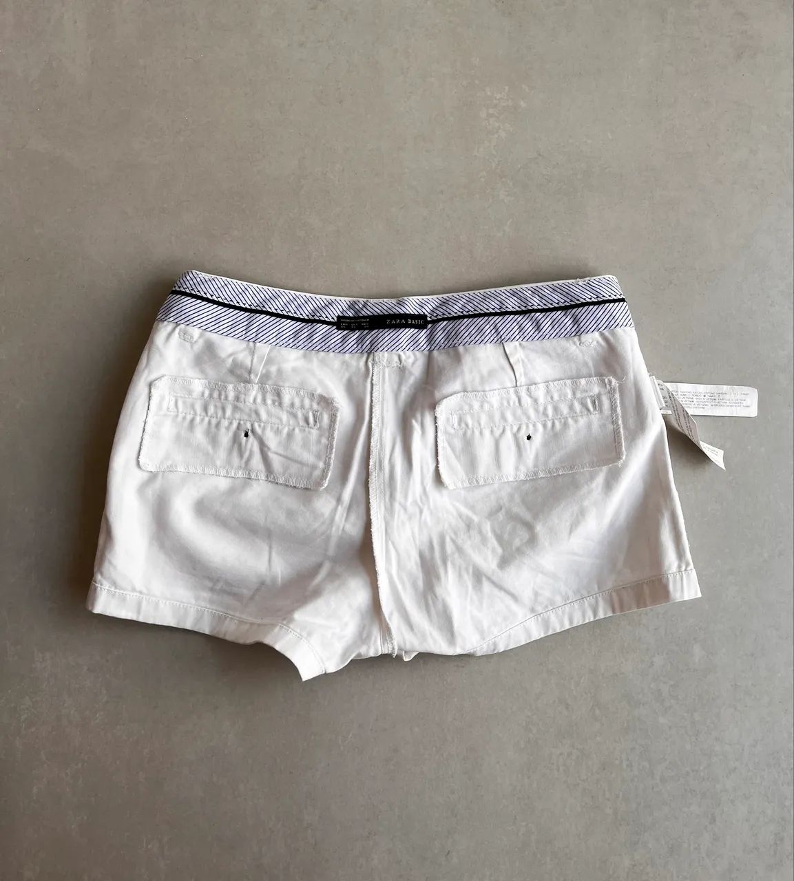 Short Zara branco / PP - Foto 5