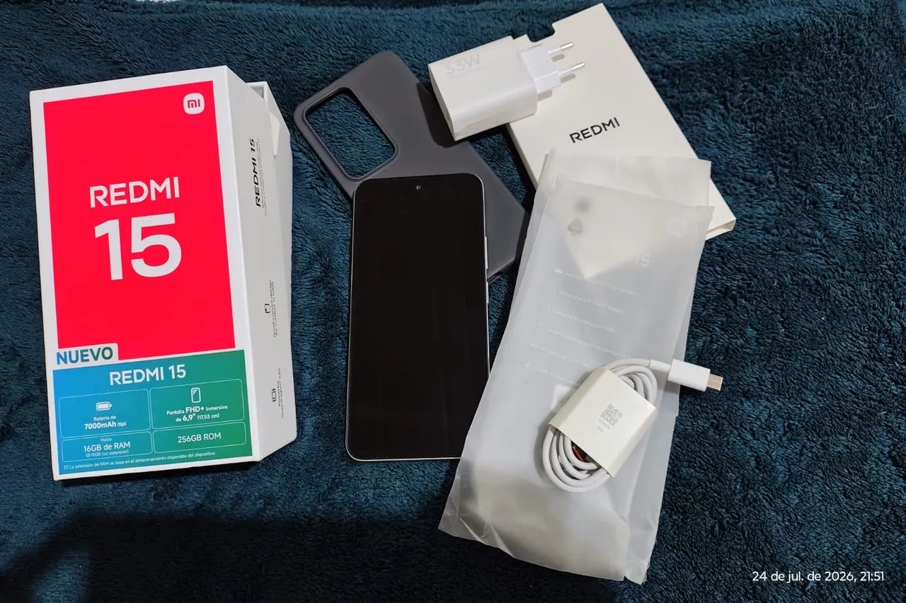 CELULAR REDMI 15 -16gb RAM e 256gb - Foto 2