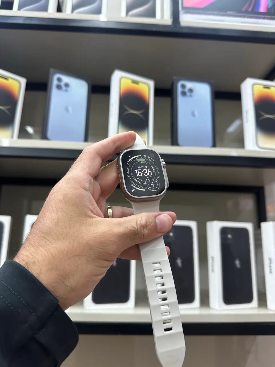 APPLE WATCH ULTRA 1 49MM NATURAL SEMI NOVO PROMOÇÃO 